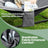 Hammock - TC Fabric - Grey - Outdoor Swing Bed with Two Pillows and Wooden Bars