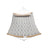 Quilted Fabric Hammock - Bamboo - Grey and Beige - Detachable Curved Spreaders and Pillow