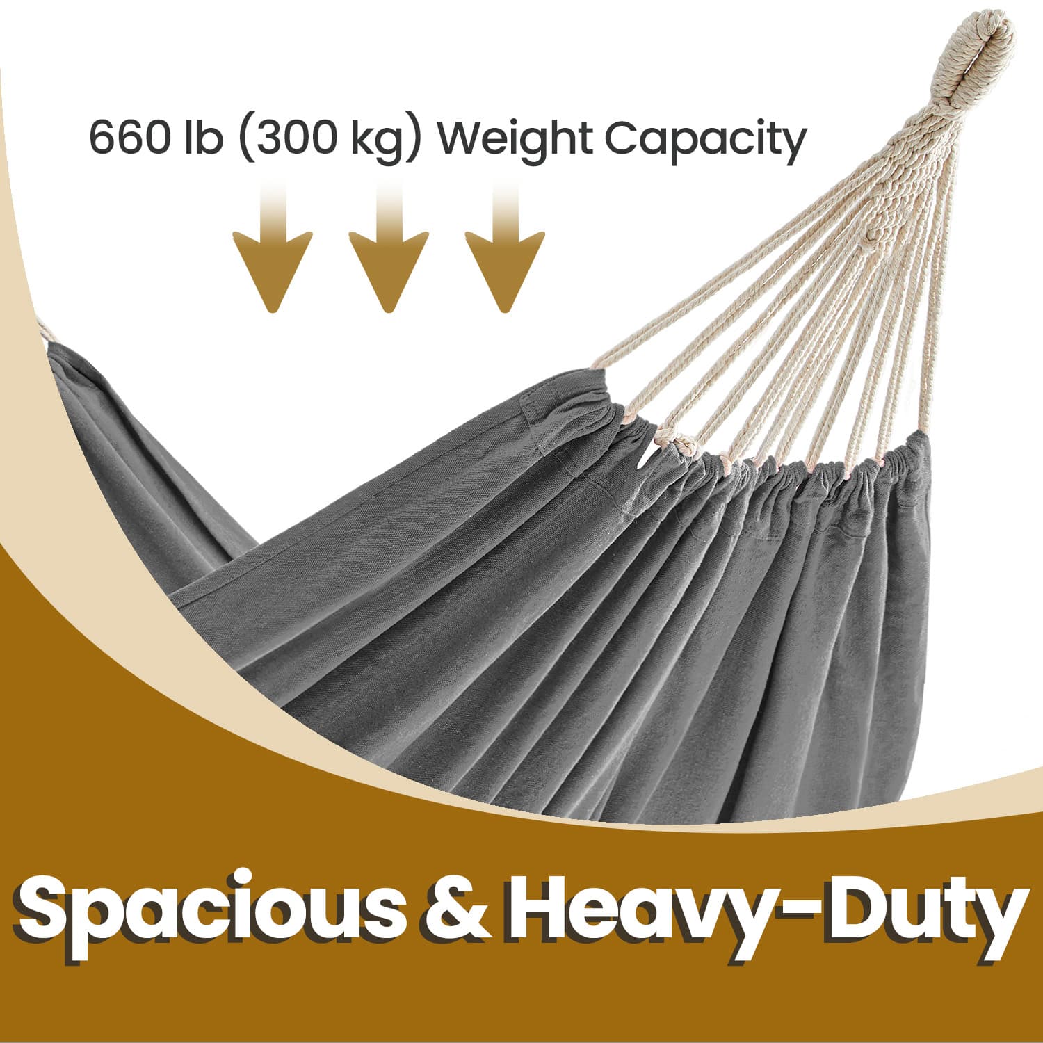 Hammock - Cotton - Multicolor - Portable