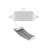 Double Hammock - Oxford Fabric - Gray - Padded with Detachable Bamboo Spreader Bars and Pillow