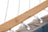 Double Hammock - Oxford Fabric - Blue - Quilted with Pillow and Bamboo Spreader Bars