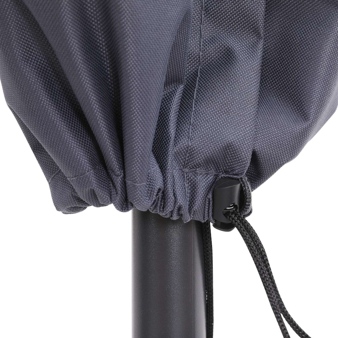 Parasol Umbrella Cover - Waterproof 600D Oxford Fabric - Dark Grey - Includes Rod and Zipper
