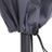 Parasol Umbrella Cover - Waterproof 600D Oxford Fabric - Dark Grey - Includes Rod and Zipper