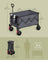 Foldable Trolley - Metal - Slate Grey - 150 L Capacity
