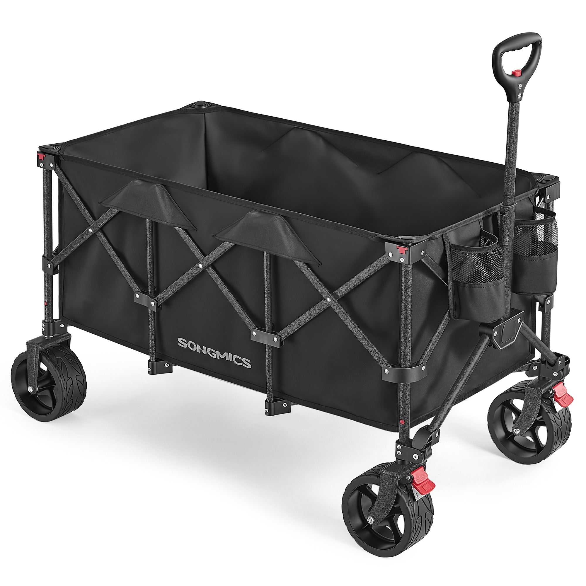 Folding Trolley - Garden and Camping - Ink Black - 52 x 100 x 98 cm