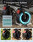 Foldable Camping Cart - Steel - Ink Black - with Adjustable Handle