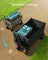 Foldable Camping Cart - Steel - Ink Black - with Adjustable Handle