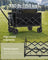Foldable Camping Trolley - Fabric - Ink Black