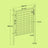 Garden Door - Metal - Green - Lockable Outdoor Gate with Fence