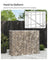 Gabion Cage - 100 x 80 x 30 cm - Galvanized Steel - 5 x 10 cm Mesh for Stones