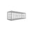 Gabion Wire Basket - 100 x 30 x 30 cm - Galvanized Steel - 4 mm Wire Diameter
