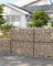 Gabion Basket - Metal - Silver - Garden Fence 100 x 50 x 50 cm