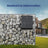 Metal Gabion Cage Basket - 100 x 80 x 30 cm - Galvanized Steel - Set of 4 with 5 x 10 cm Mesh