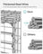 Gabion - Galvanized Steel - Silver - 100 x 80 x 30 cm