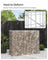 Gabion - Galvanized Steel - Silver - 100 x 80 x 30 cm