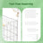 Metal Gabion Cage Basket - 100 x 80 x 30 cm - Galvanized Steel - Set of 3 with 10 x 5 cm Mesh for Stones