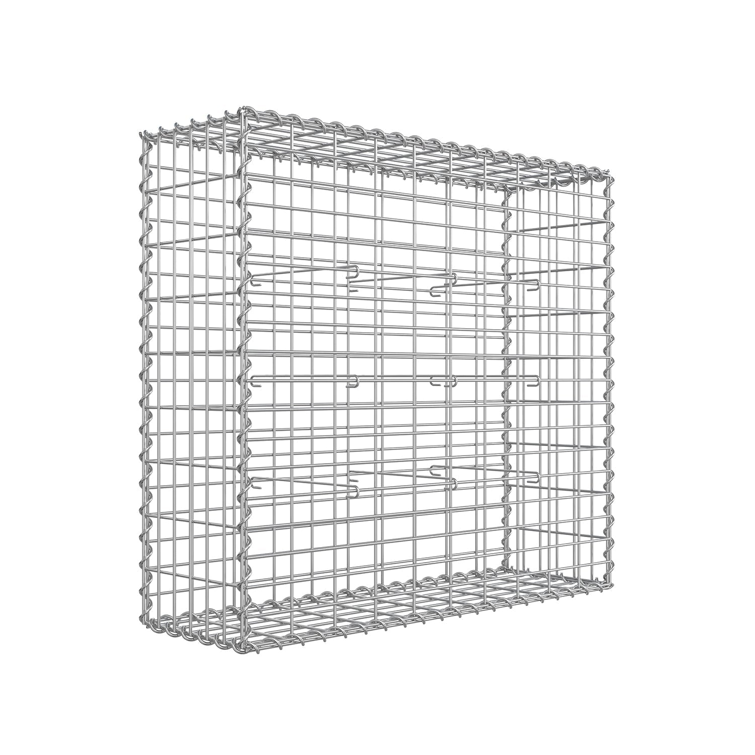Gabion - 100 x 95 x 30 cm - Galvanized Wire