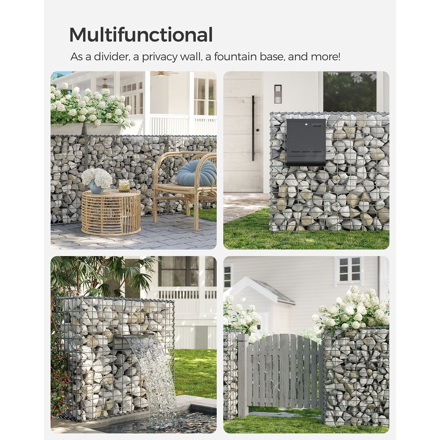 Gabion - 100 x 95 x 30 cm - Galvanized Wire