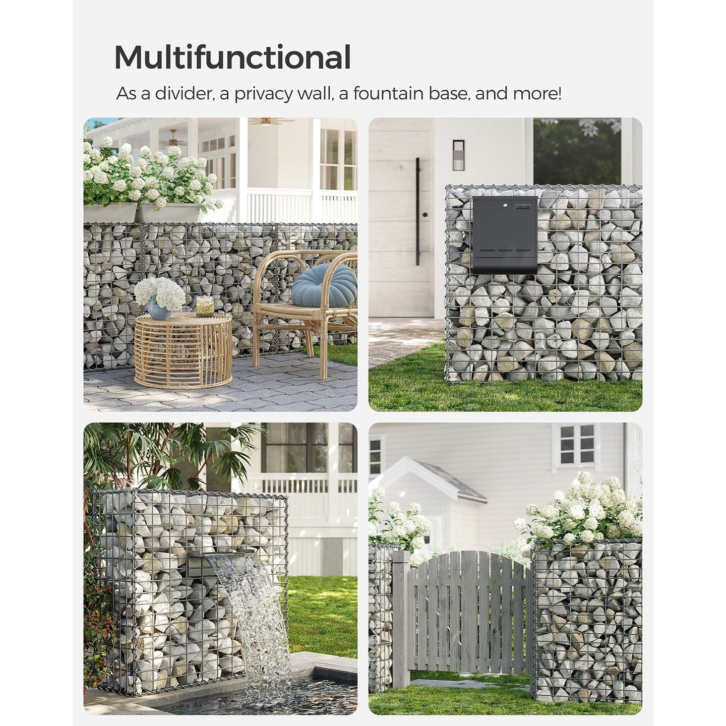 Gabion - 100 x 95 x 30 cm - Galvanized Wire