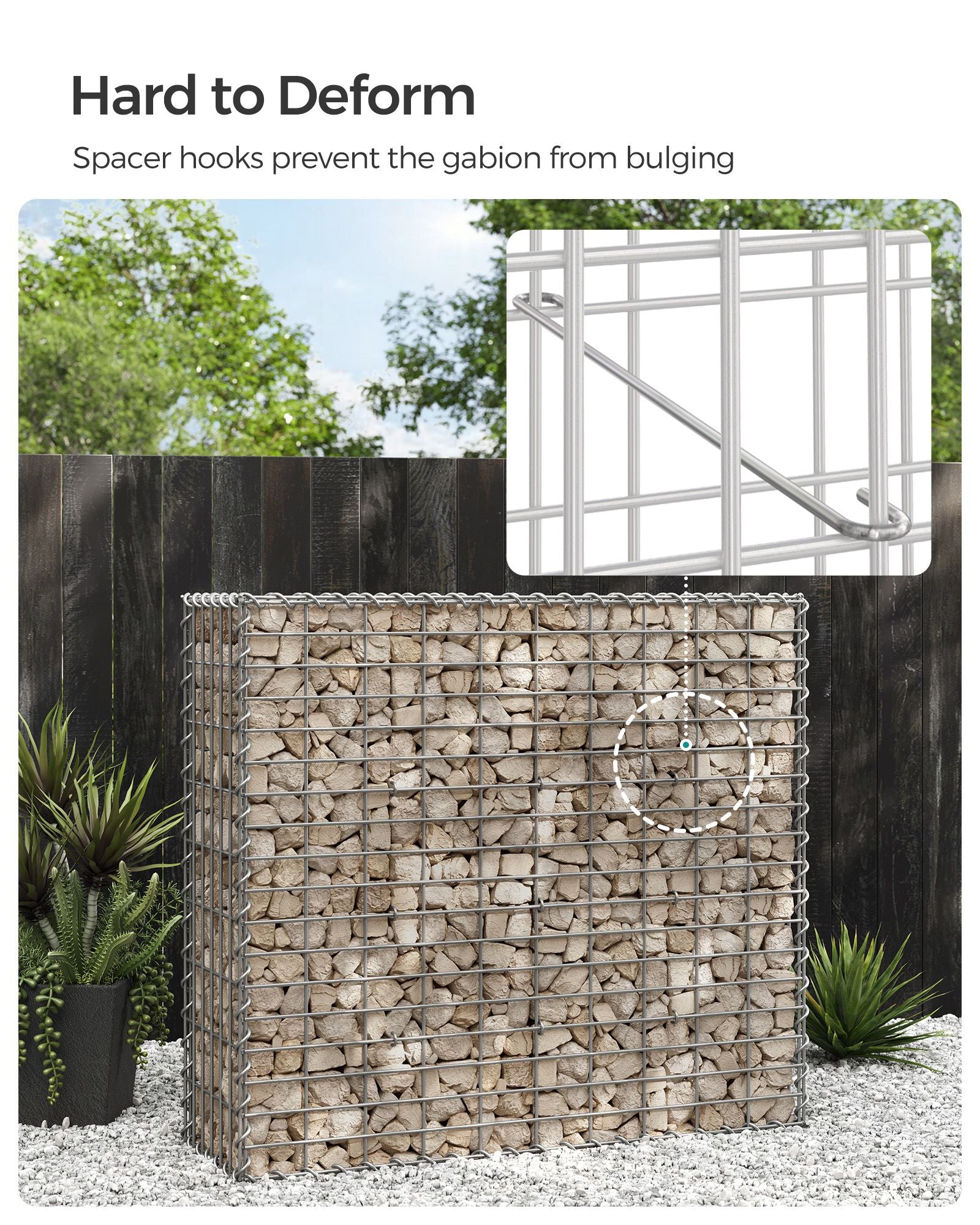 Gabion Cage - Metal - Galvanized Wire