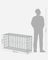 Gabion Cage - 100 x 50 x 30 cm - Stone Retaining Structure - Galvanized Wire