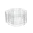 Round Metal Gabion Cage - Galvanised Steel - Silver - Rust-Resistant for Garden Decoration