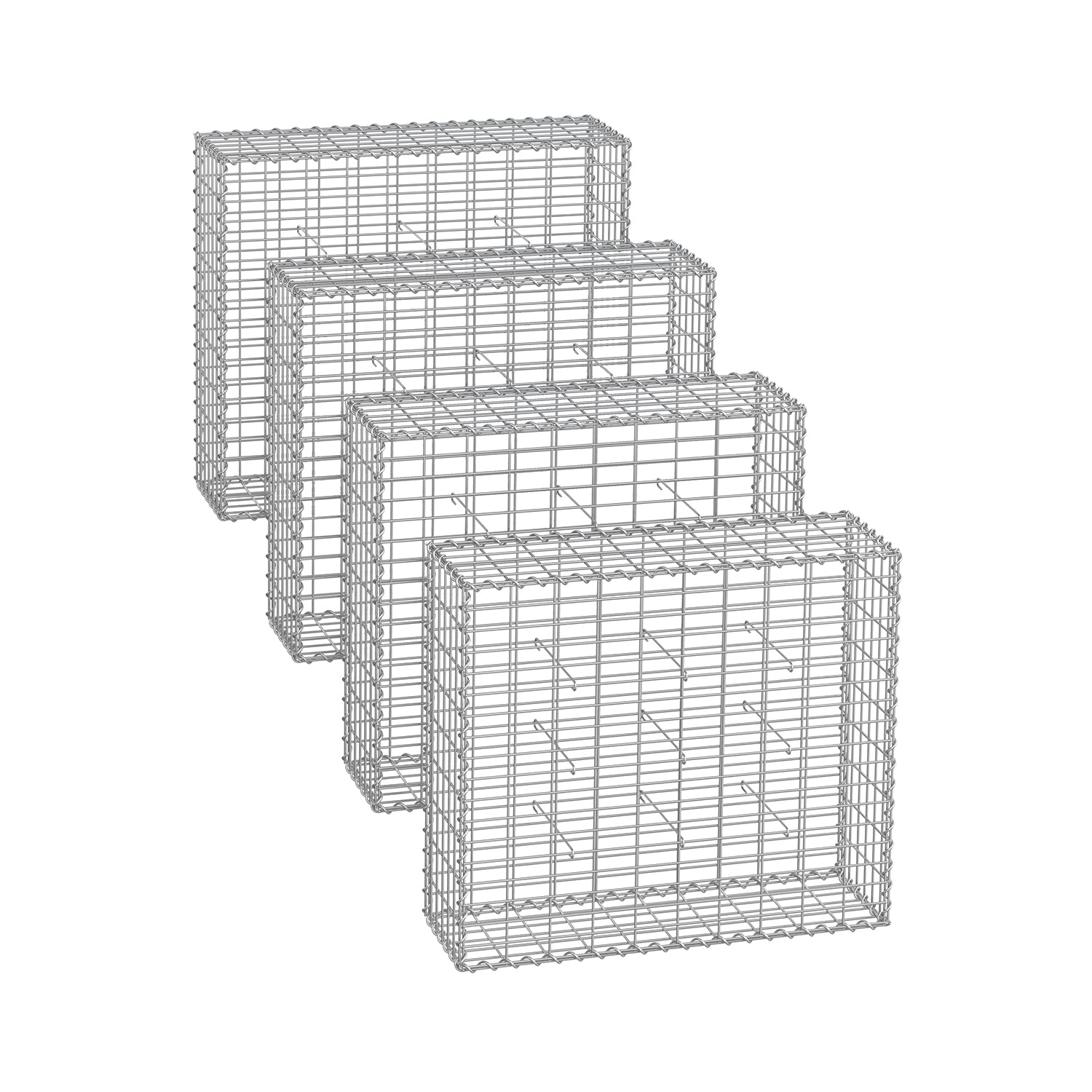 Gabion Cage - Metal - Galvanized Wire