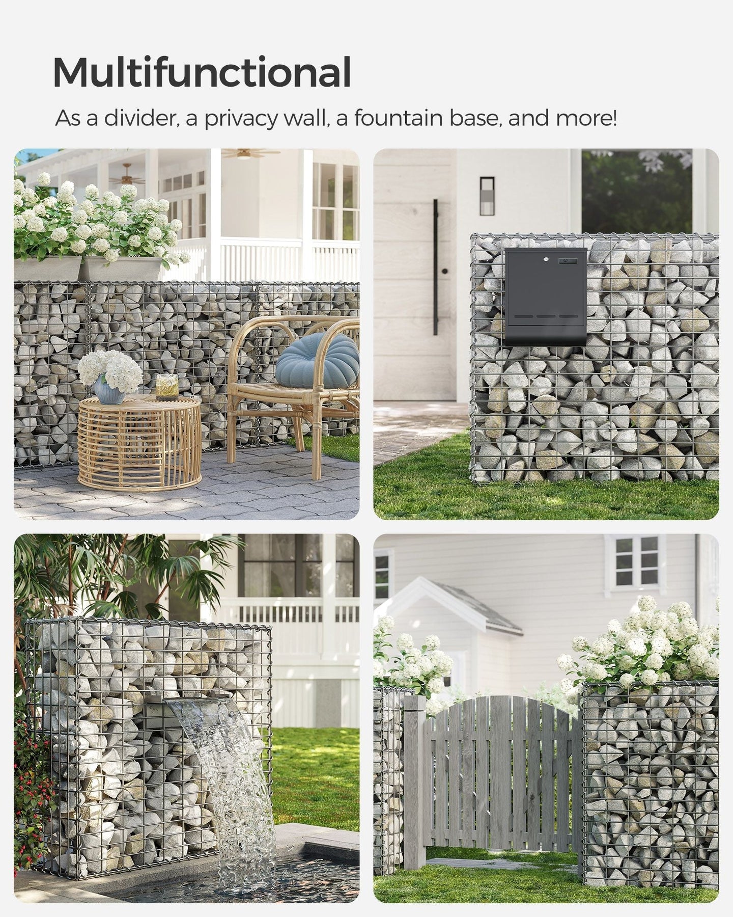 Gabion Cage - Metal - Galvanized Wire