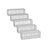 Gabion Cage - Galvanized Metal - Silver - 100 x 30 x 30 cm with 10 x 5 cm Mesh
