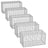 Metal Gabion Cages - Steel - Silver - Garden Fence Stone Basket 100 x 50 x 50 cm