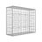 Gabion Cage - 100 x 80 x 30 cm - Galvanized Steel - 5 x 10 cm Mesh for Stones