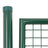 Galvanised Metal Garden Gate - Steel - Silver - Includes Lock