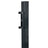 Garden Gate - Metal - Grey - Sturdy with Lock and Keys