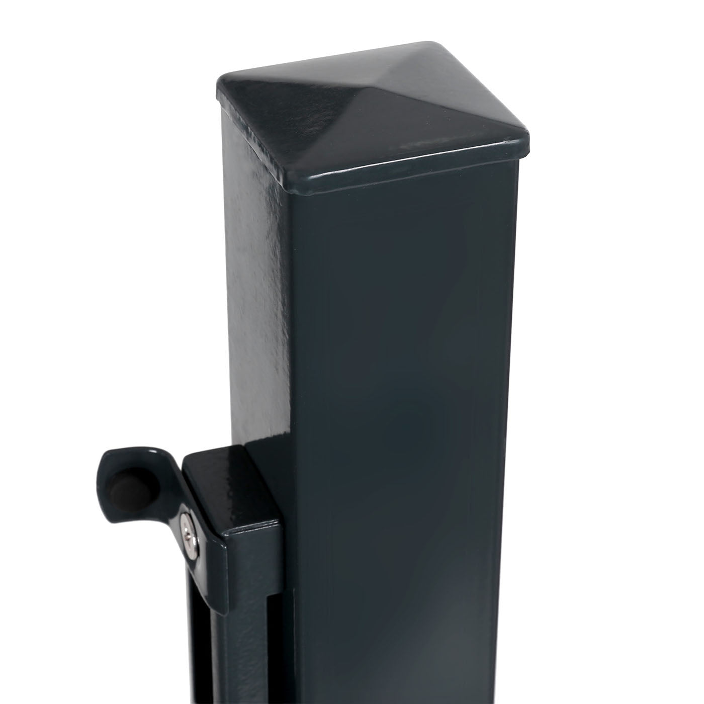 Garden Gate - Metal - Grey - Sturdy with Lock and Keys