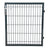 Garden Gate - Metal - Grey - Sturdy with Lock and Keys
