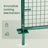 Lockable Garden Gate - Galvanized Metal - Silver - Secure Design
