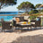 Polyrattan Garden Conversation Set - Brown and Taupe - Stylish Outdoor Furniture for Patio and Terrace