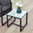 3-Piece Outdoor Patio Furniture Set - PE Rattan - Black - Easy to Assemble
