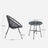 Outdoor Seating Set - Steel - White - Includes 2 Acapulco Chairs and Table