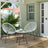 Garden Patio Furniture Set - Metal - Black - 3-Piece Acapulco Chair Set