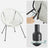 3-Piece Garden Patio Furniture Set - Metal - White - Indoor and Outdoor Conversation Set