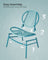 Garden Bistro Set - Lake Blue - Acapulco Chairs and Side Table