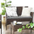 Garden Furniture Set - Includes 2 Chairs - Vintage Brown - Polyrattan