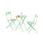 3-Piece Folding Bistro Set - 21.9L - Steel - Weather-Resistant