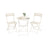 3-Piece Folding Bistro Set - 22L - Steel - Weather-Resistant