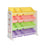 Toy Storage Rack - 12 Removable Bins - PP Plastic - White and Multicolor