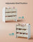 Kids Toy Organiser - 9 Spacious Boxes - Non-Woven Fabric - Cloud White