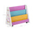 Movable Bookcase - Wood - White - Includes Chalkboard and Wheels for Kids