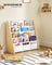 Bookcase - Standing with Multiple Tiers - Beech And White - 62.4 x 25 x 60 cm