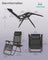 Folding Zero Gravity Reclining Chairs - 15.2L - Steel - Adjustable Headrest